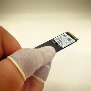 White Nitrile Finger Cots