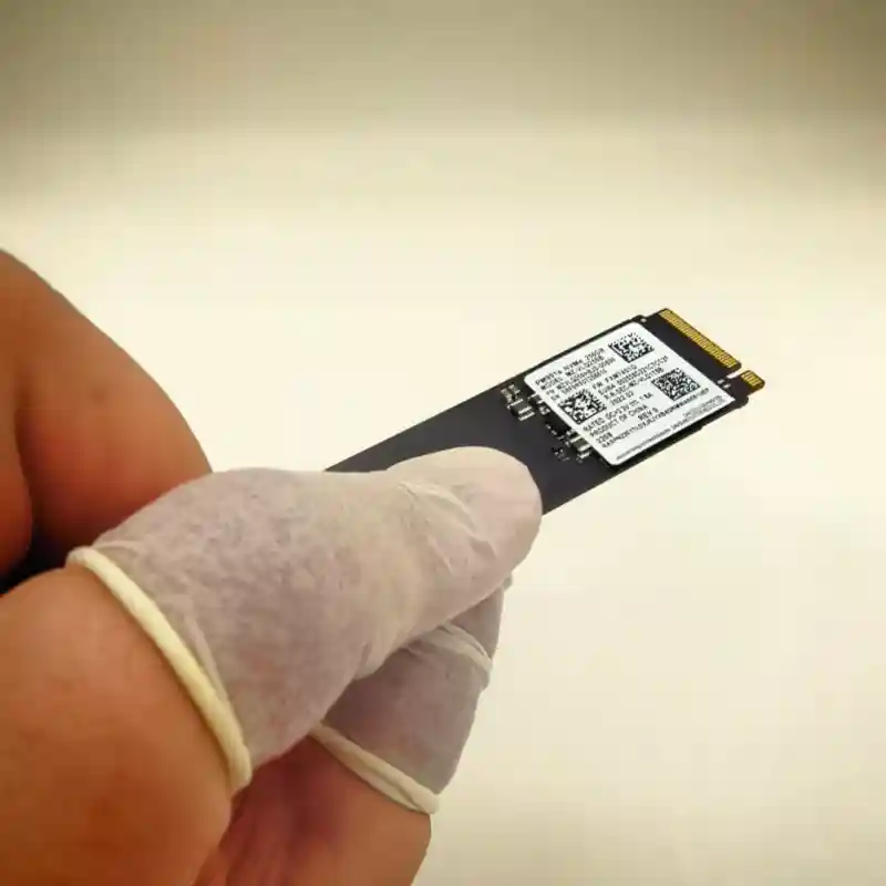 White Nitrile Finger Cots